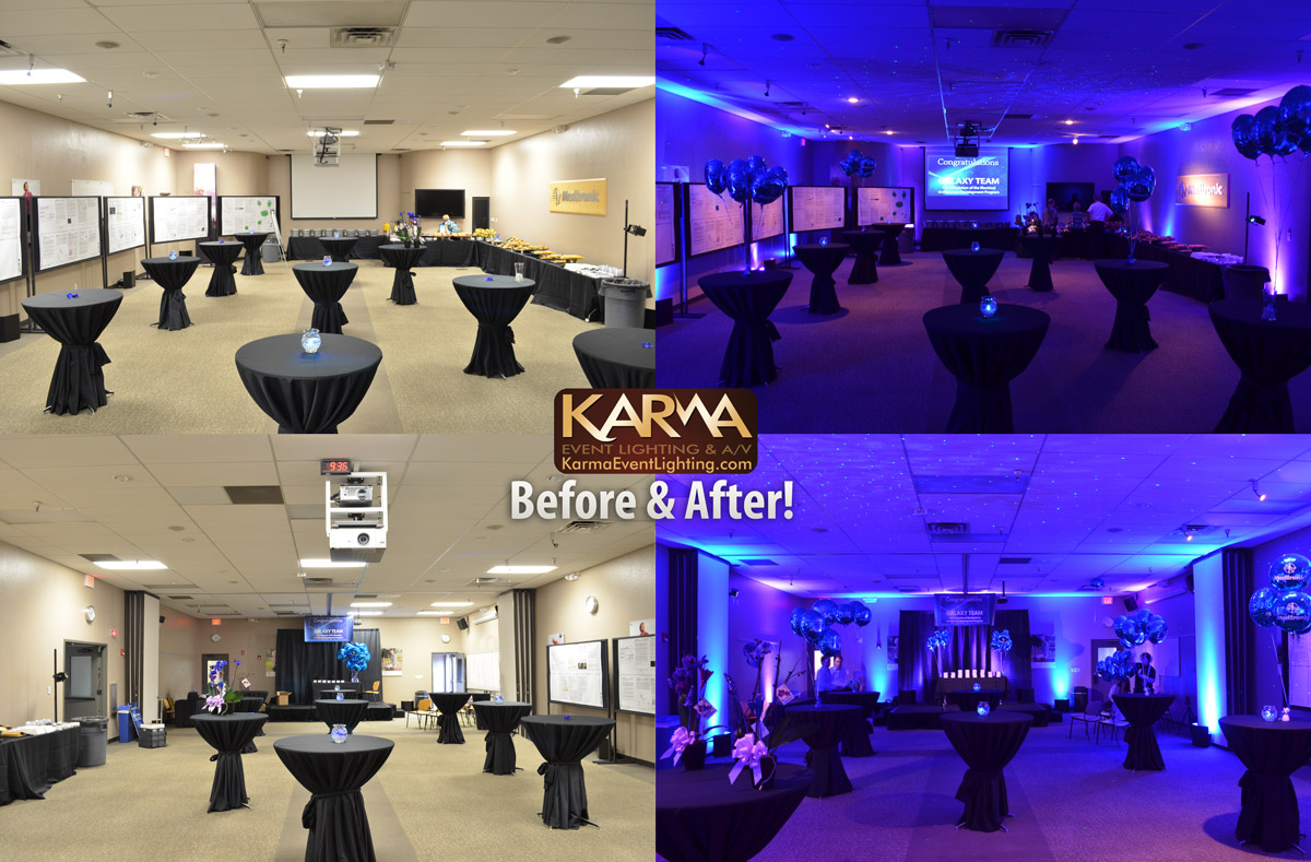 Space Theme Lighting For Corporate Event By Karma Event Lighting